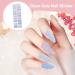 Gel Nail Wraps | Glitter Nail Stickers for Gel Polish Gel Nail Strips Manicure with Nail Lamp Semi Cured Nail Gel Polish Wraps Set for Home Nail Curing N036 - Buy Online on GoSupps.com