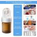 Hydra Roller Microneedle Derma Roller & Stamp Serum Applicator Kit - 2 in 1 Titanium Micro Needle Tool with 2 Empty Ampule Bottles - Cosmetic Microneedling Set - Buy Online on GoSupps.com
