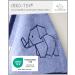 Ullenboom Hooded Towel for Babies - 100% Cotton Oeko-Tex Certified 75x75 cm Blue Bath Towel & Bathrobe for Kids Up to 3 Years - Buy Online on GoSupps.com