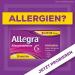 Allegra Allergy Tablets 20 STK - Fast Acting Bilastine Antihistamine for 24-Hour Relief from Hay Fever Pet Dander Mold Allergies & Urticaria - International Shipping Available - Buy Online on GoSupps.com