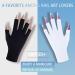 UPF50+ UV Gloves for Gel Nail Lamp - Manicure Protection for Nails & Skin - White (1 Pair) - Buy Online on GoSupps.com