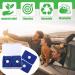 2 Pairs Anti-Nausea Travel Sickness Relief Wristbands - Natural Acupressure Bands for Adults & Kids - Blue - Buy Online on GoSupps.com