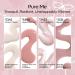 Modelones Gel Nail Polish Kit with UV Light 4 Colors Base & Top Coat Stickers Milky White Nude Pink Glitter Fall Manicure Set DIY Home Nail Art Gift for Women - Buy Online on GoSupps.com