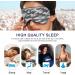 Unisex Haskirky Light Blocking Eye Mask for Travel, Yoga, and Deep Sleep - Breathable & Adjustable - Dark Grey - Buy Online on GoSupps.com