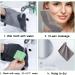 6 Pack Microfibre Body Wash Mitts 15x21 cm Flannels Face Mitts Face Cleansing Mitts Terry Cloth Makeup Remover Gloves for Bath SPA(White Black Grey) - Buy Online on GoSupps.com