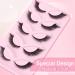 Glowing Win Cat Eye Lashes - 5 Pairs of Natural Fox False Eyelashes | Angel Winged Design for Stunning Looks - Buy Online on GoSupps.com
