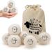 Dryer Balls Wool Dryer Balls Natural Wool Fabric Softener Reduces Wrinkles and Reusable with Storage Bag to Shorten Drying Time Pack of 6