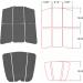 Abahub 9 Piece Surf Deck Traction Pad Premium EVA with Tail Kicker - 3M Adhesive / Surfboard Longboard Shortboard Funboard Fish Skimboard - Multiple Color Options - Buy Online on GoSupps.com
