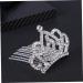 FRCOLOR Girls Crown Comb Rhinestones Child White Jewelry Metal Hair Barrettes - Buy Online on GoSupps.com