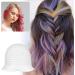Hair Extension Cap Set Silicone Hair Dye Cap with Metal Crochet Soft and Durable Easy to Clean Suitable for Women and Girls 2 Pieces (Pink/White) - Buy Online on GoSupps.com