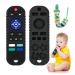 Silicone Baby Teething Toys BPA Free TV Remote Control Shape Teething Toys for Babies 6-12 Months Baby Chew Toys for Toddlers Baby Teethers Relief Soothe Babies Gums(Black) Remote Teether Black