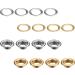 Grommet Kit 100 Sets Grommets Eyelets with 3 Pieces Install Tool Kit  2 Colors (1/4 Inch Inside Diameter) - Buy Online on GoSupps.com