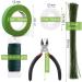 GLAMFIELDS Floral Arrangement Kit with Cutter  5 Rolls 1/2 Wide Floral Tapes  100 pcs 26 Gauge Floral Stem Wire  1 Roll 22 Gauge Floral Wire for Bouquet Stem Wrapping and Floral Crafts Green 8pcs - Buy Online on GoSupps.com