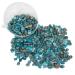 Orienttrea 500 gram blue apatit drum stones mini blue apatit gemstones charging stones granulate/mini chips blue apatit healing stones in a gift box packed blue apatit