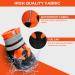 Neuwee Waterproof Dog Shoes - Anti-Slip Reflective Straps Size S (Orange) | Paw Protection for All Dog Sizes - 4-Pack - Buy Online on GoSupps.com