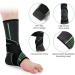 Adjustable Compression Ankle Brace - Support for Men & Women | Prevent Sprains & Injuries | Sports Protection & Swelling Relief - Buy Online on GoSupps.com