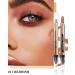 Cream Eyeshadow Stick-1Pcs Glitter Shimmer Metallic Reddish Cream Eye shadow Stick with Brush Rotatable Eye Brightener Pencil Crayon Long Lasting Waterproof for Smoky Metallic Eye Makeup-11# 11# Reddish - Buy Online on GoSupps.com