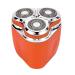 Electric Hair Clipper Washable Smoothing Cutting Electric Hair Clipper Orange USB Rechargeable for Wet Use