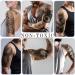 Temporary Tattoos Variety Pack - 77 Sheets for Men and Women - Half Arm, Chest, Shoulder Designs - Waterproof and Long-Lasting - 60 Tiny Black Sheets for Adults - Buy Online on GoSupps.com