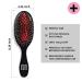 LongTime Hair Hair Brush for Extensions | Best Nursing Brush for Wigs & Toupees | Natural Boar & Nylon Bristles | Perfect for Maintaining Real Hair Extensions - Buy Online on GoSupps.com