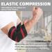Buy Adjustable Elastic Elbow Wraps for Weightlifting - Compression Support Sleeve - Pain Relief for Gym & Bodybuilding (Red - Buy Online on GoSupps.com