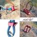 AOKWIT Professional 25KN Rappel ATC Belay Device Aluminum V-grooved Rock Climbing Belay Device Rappelling Descender Safety Equipment Red - Buy Online on GoSupps.com