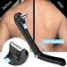Electric Back Hair Shaver for Men - 14.7" Foldable Battery-Powered Groomer | Painless DIY Body Hair Removal - Buy Online on GoSupps.com