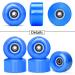 Tobwolf 8 Pack Quad Roller Skate Wheels with ABEC-9 Bearings - Durable Blue PU Replacements 58mm x 32mm | Double-Row Skating Accessories - Buy Online on GoSupps.com