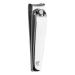 Twin nail clipper for fingernails high -quality nail cutters made of polished stainless steel for feet and hands 60 mm 60 mm - glossy single