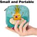 Fun Pineapple Zipper Storage Bag | Large Menstrual Cup Bag for Periods | Multicolored Tampon Holder for Girls - Buy Online on GoSupps.com