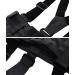 Kids Winter Snow Ski Pants with Removable Suspenders - Black (10-12 Years) - Buy Online on GoSupps.com