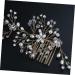 FRCOLOR Bridal Wedding Hair Comb Hair Comb Rhinestone hair pin tiara hairpin bride Ladies Ideas - Buy Online on GoSupps.com