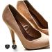 CALLARON Heart Shaped High Heel Pads - 2 Pairs of Heel Repair Tips & Caps for High Heels | Durable PVC Black Shoe Accessories - Buy Online on GoSupps.com