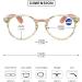 Vevesmundo Anti Blue Light Reading Glasses for Women - Vintage Floral Design +1.0 to +4.0 Set of 2 (Purple & Pink) - Blue Light Filter Glasses for Eye Protection - Buy Online on GoSupps.com