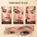 Eyebrow Pencil Waterproof Smudge-proof 3D Natural Makeup Eyebrow Pencil for Men Women Black - Buy Online on GoSupps.com
