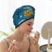 Cute Colorful Owls & Trees Microfiber Hair Towel | Super Absorbent Quick Dry Cap for Long & Curly Hair - Soft Coral Velvet Wrap for Women - Buy Online on GoSupps.com