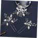 FOMIYES 4 Sets Bridal Wedding Comb Green Accessories Bridal Headpieces for Wedding Green Hair Accessories Pearl Headpiece for Wedding Flower Hairpin Bridesmaid Hair Fork Prom Copper Wire - Buy Online on GoSupps.com