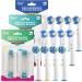 12 Pack Pearl Enterprises Replacement Toothbrush Heads for Oral-B - Assorted Refills for Kids, Pro 1000, Professional Care & 3D 2000 - Buy Online on GoSupps.com