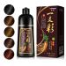 Instant 500ml Dark Brown Hair Color Shampoo for Men & Women | Herbal Formula  3 in 1 Hair Dye Shampoo  Natural Hair Coloring Shampoo in Minutes  Permanent Hair Dye 17.6 Fl Oz (Dark brown/Dark coffee)