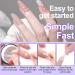 MEKK Solid Nail Glue 15g & Mini UV Nail Lamp Kit - Super Strong Soft Gel for Press-On Nails & DIY Nail Art - Portable Nail Glue & UV Light for Salon Quality Results - Buy Online on GoSupps.com