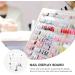 Minkissy Nail Display Board Nail Decoration False Nail Sample Sticks Pearl Scrunchies for Women Practice Color Sticks Manicure Tools Magnet Acrylic Display Stand Detachable - Buy Online on GoSupps.com