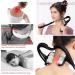 Upgrade 6-Ball Neck Massager for Pain Relief - Handheld Roller Tool for Neck, Shoulders, Legs, and Waist - Black - Buy Online on GoSupps.com
