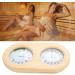 Sauna Thermometer Hygrometer 2 in 1 | Wall-Mounted Hygrothermograph for Perfect Temperature & Humidity | Premium Sauna Equipment & Wooden Accessories - Buy Online on GoSupps.com