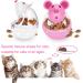 Legendog Small Cat Slow Feeder Food Ball - Interactive Cat Toy for Treat Dispensing - White - Buy Online on GoSupps.com