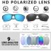 KUGUAOK Polarized Sports Sunglasses for Men - 2 Pack Black+Blue - UV Protection Goggles for Driving, Cycling, Fishing - Buy Online on GoSupps.com