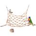 Hayawww Vogel Rope swing for birds for birds for birds parrotic climbing network budgies rope bird ropes bird seat rods for parrots bird cotton rope nets for small pets birds hamsters