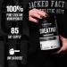 Jacked Factory Nitrosurge Build Pre Workout with Creatine for Muscle Building (30 Servings Arctic White) & Creatine Monohydrate Powder for Muscle Growth & Increased Strength (85 Servings Unflavored) - Buy Online on GoSupps.com