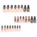 FEIlei Halloween Press on Nails Coffin False Nails with Designs for Nail Salon Home - Buy Online on GoSupps.com
