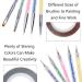 Nacaikj 7pcs Nail Art Brush Set - Dotting Tools & Liner Brushes for UV Gel & Acrylic Manicures | Perfect Nail Accessories for Creative Nail Design - Buy Online on GoSupps.com