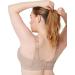 Glamorise Women's Full Figure MagicLift Plus Size Wirefree Sports Bra #1006 50DD Cafe - Seamless Back Close Design - Buy Online on GoSupps.com